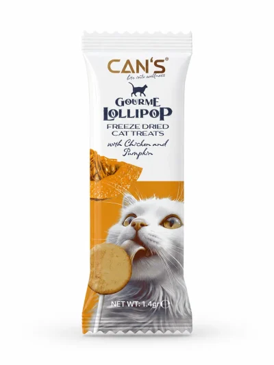 Cans Lollipop Chicken & Pumpkin 15x1.4 gr