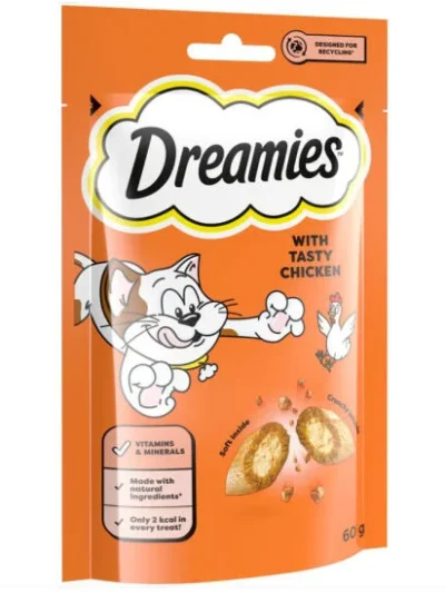 Dreamies Tavuk Etli Kedi Ödülü 60 Gr