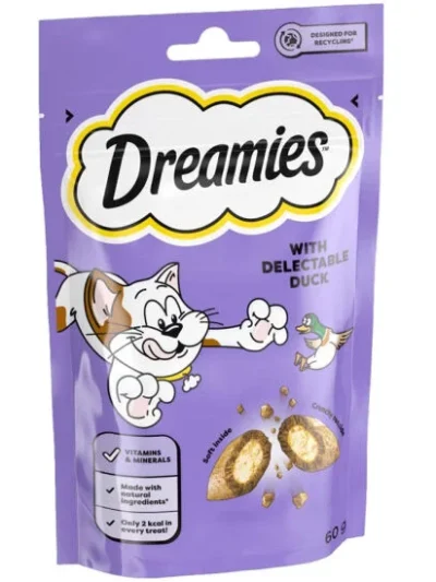Dreamies Ördek Etli Kedi Ödülü 60 Gr