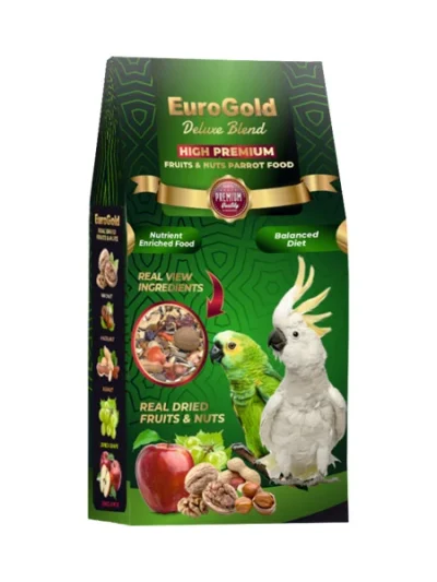 3081-EuroGold Deluxe Papağan Fruits&Nuts 650 Gr