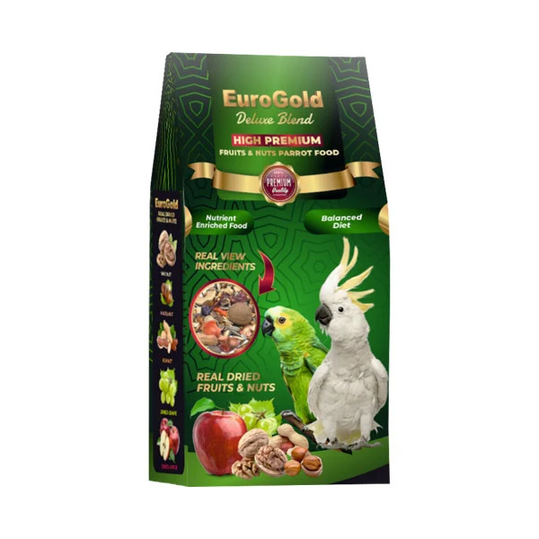 3081-EuroGold Deluxe Papağan Fruits&Nuts 650 Gr