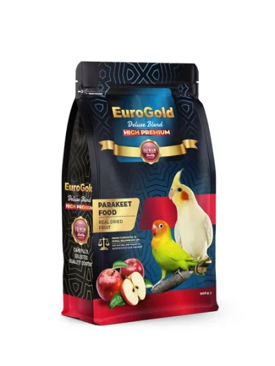 3079-EuroGold Deluxe Paraket Yemi Elmalı 1000 Gr