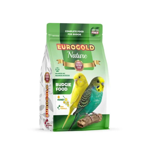 3110-EuroGold Nature Ballı Muhabbet Kuşu Yemi 500 gr