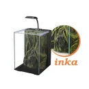 Nubios NB-A20-INCA-S Nano Akvaryum Inca Dekorlu Siyah 20x22x29Cm