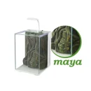 Nubios NB-A20-MAYA-B Nano Akvaryum Maya Dekorlu Beyaz 20x22x29Cm