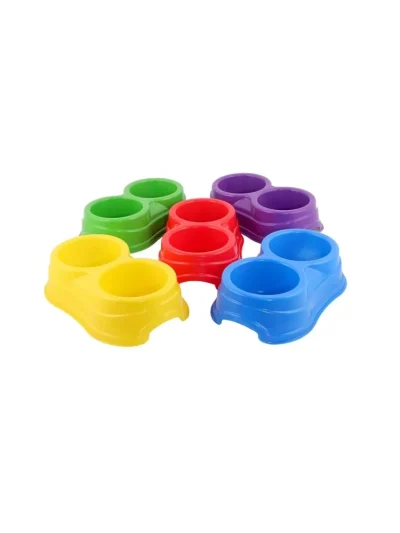 Yıldırım Pet Plastik 2 Li Orta Mama Kabı 28 x 17 x 7.5 cm