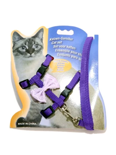 Yıldırım Pet YK-501 Fiyonklu Kedi Gezdirme Tasması