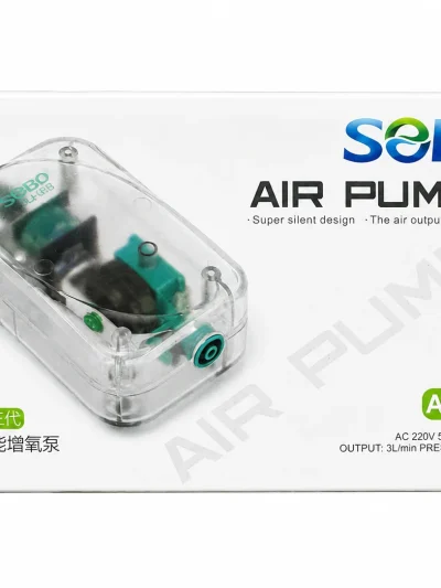 Sobo AQ-009 Hava Motoru Şeffaf Kasa 3W 3 Lt/Min