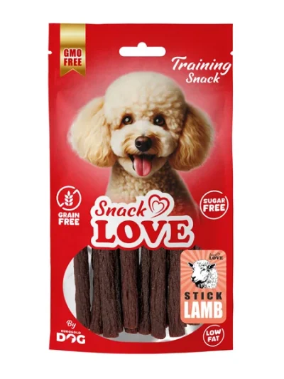 Snack Love C001 Köpek Ödülü Çubuk Kuzu Etli Lamb Stick 11 cm Çap 1 cm 70 gr