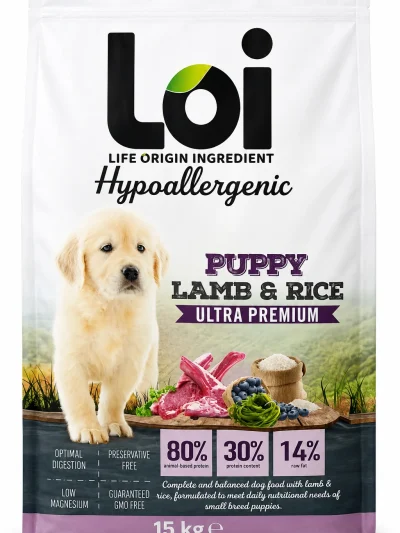 Loi Yavru Köpek Maması Kuzulu 15 Kg