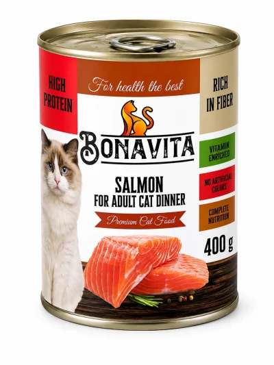 Bonavita Somonlu Kedi Konserve 400 Gr