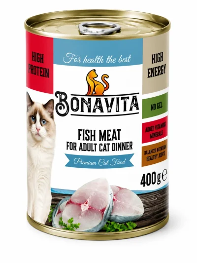 Bonavita Balıklı Kedi Konserve 400 Gr