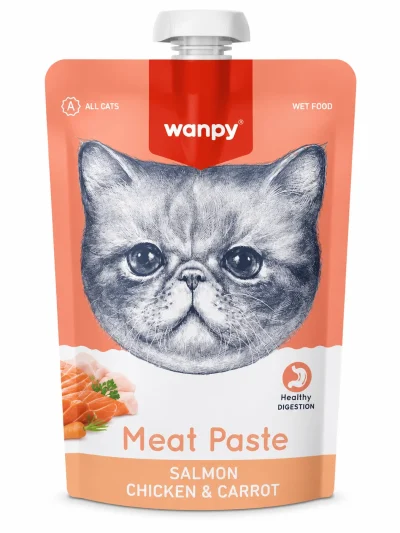 Wanpy Somon&Tavuk&Havuçlu Aç Kapa Et Ezmesi 90 Gr