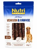 Nutri Geyik Eti Sarılı Kemik Köpek Ödülü 80 Gr