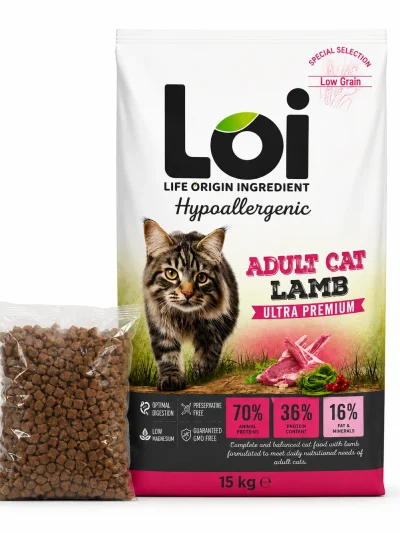 Loi Yetişkin Kedi Maması Kuzulu 0.5 Kg
