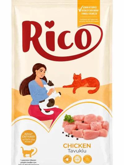 Peritas Rico Yetişkin Kedi Maması Tavuklu 15 Kg