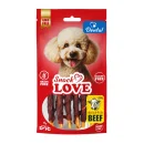 Snack Love DBC020 Köpek Ödülü Dental Ve Eğitim Burgulu Çubuk Üzerine Sarılı Dana Eti 10 cm 70 gr