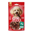 Snack Love Z010 Köpek Ödül Ve Eğitim Ördek-Morina Küp Şekil Kesimli 12 mm Küp 70 gr
