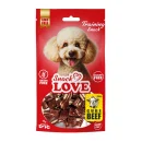 Snack Love Z020 Köpek Ödül Ve Eğitim Dana-Morina Küp Şekil Kesimli 12 mm Küp 70 gr